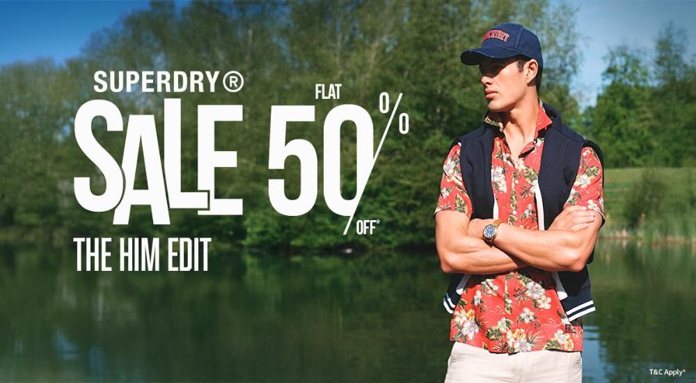Superdry Sale Flat 50% Off The Him Edit